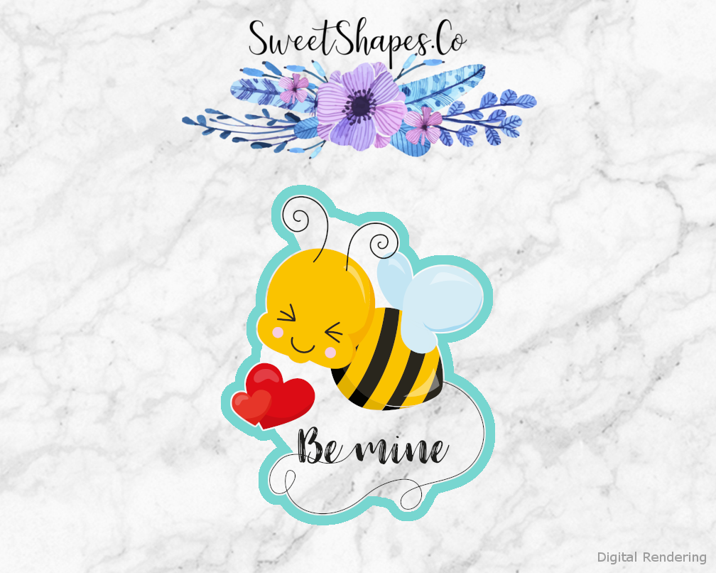 Valentine Bee 5 Cookie Cutter