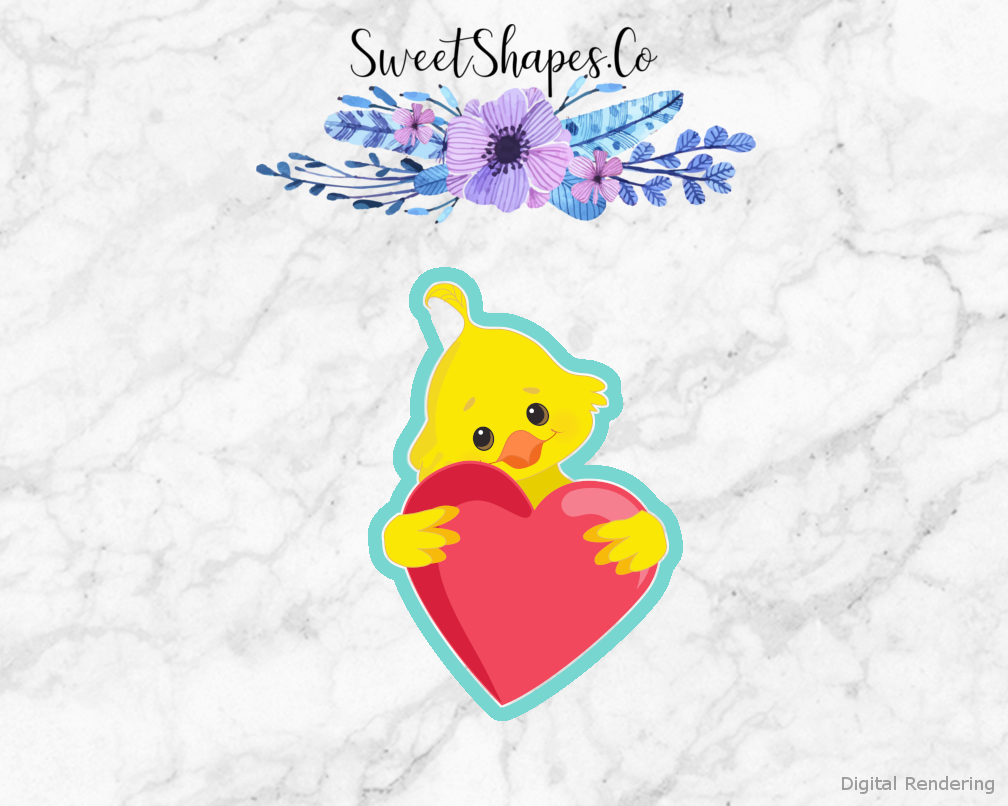 Valentine Duckling Cookie Cutter