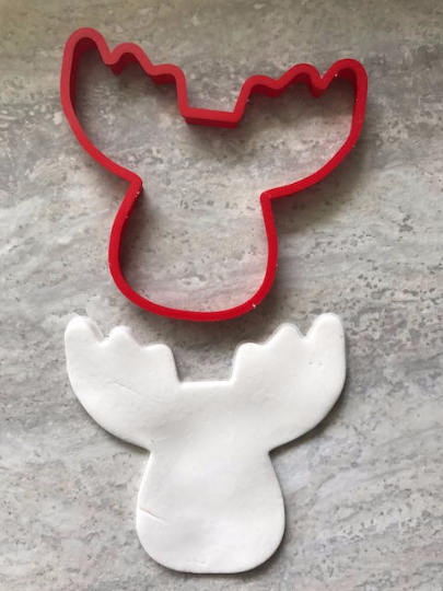 Reindeer Head Cookie Cutter