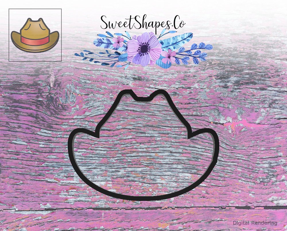 Cowboy Hat Cookie Cutter