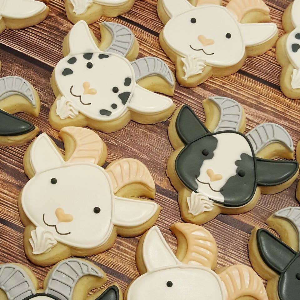 Goat Head Cookie Cutter | Goat Face Cookie Cutter