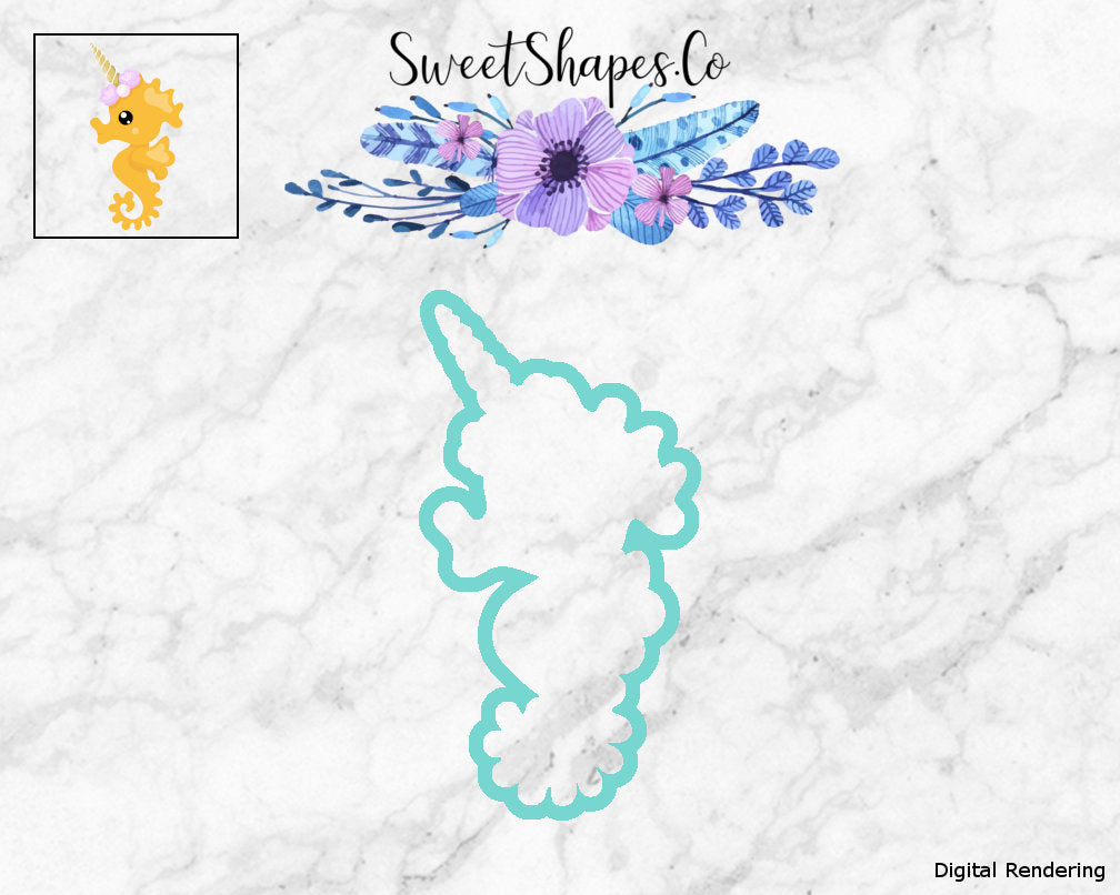 Unicorn Seahorse Cookie Cutter