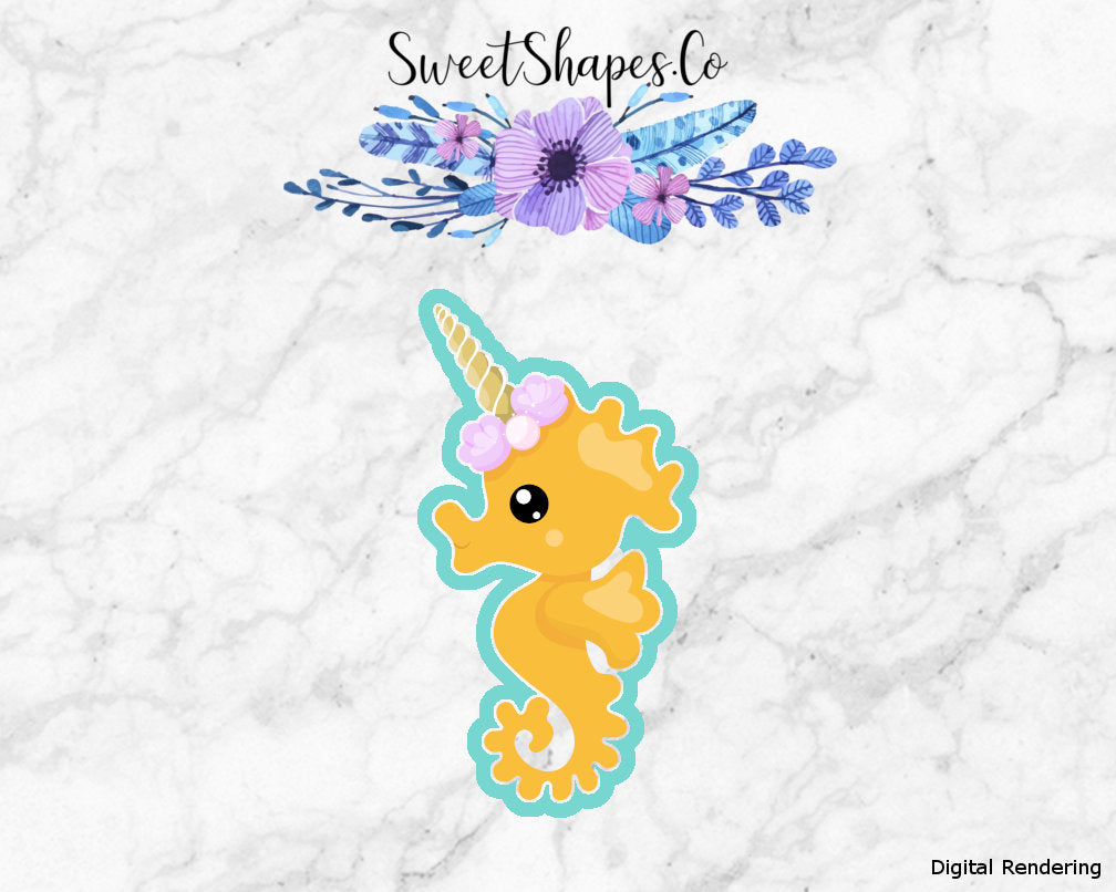 Unicorn Seahorse Cookie Cutter