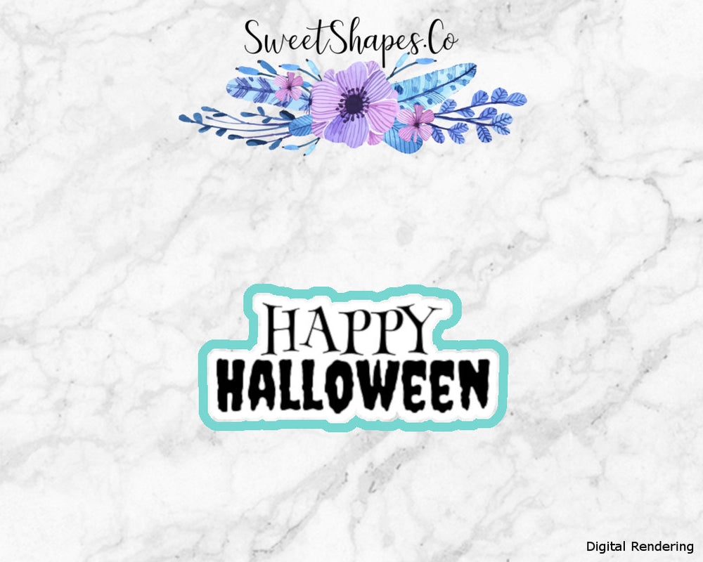 Happy Halloween Cookie Cutter