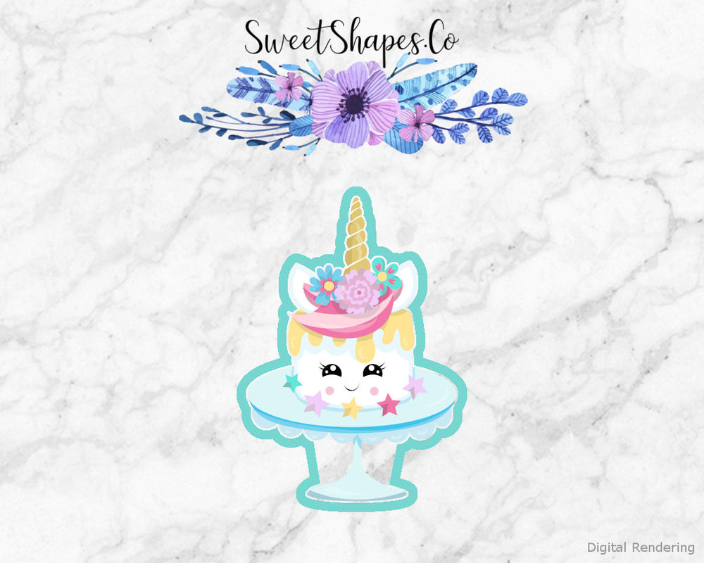 Unicorn Cake Cookie Cutter