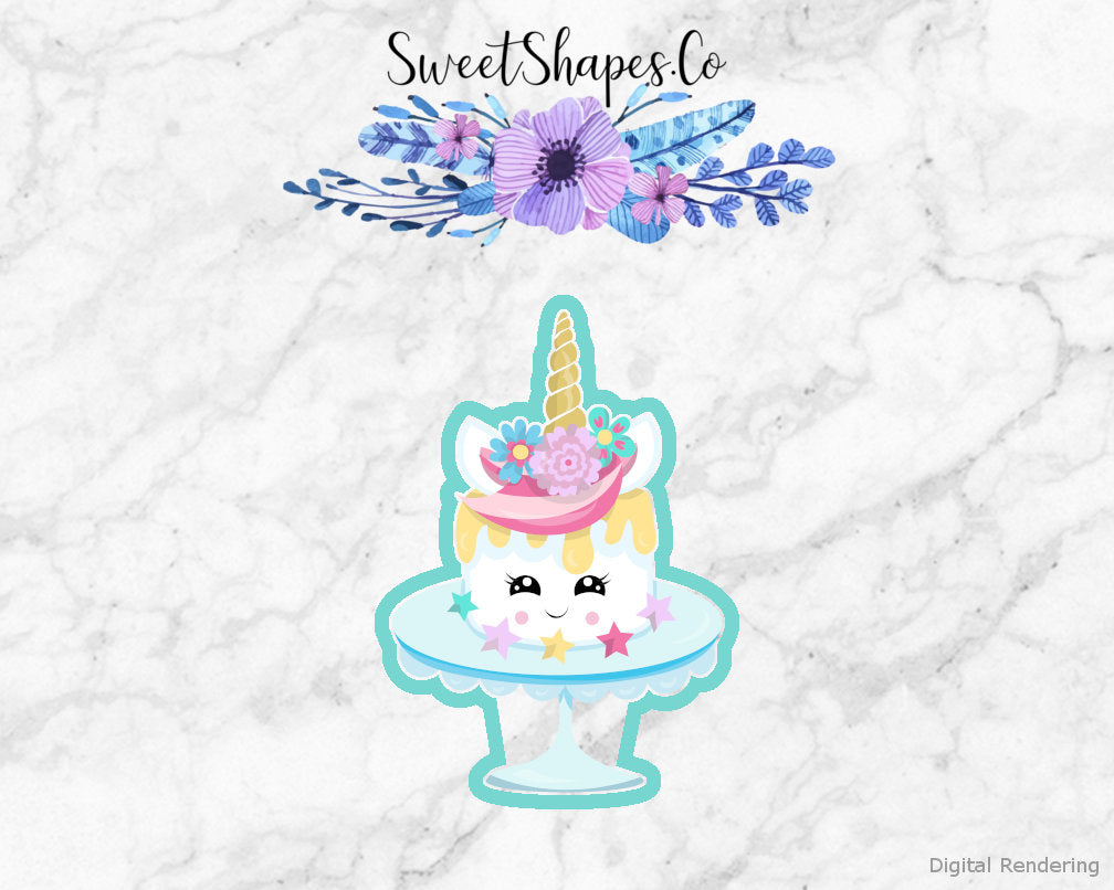 Unicorn Cake Cookie Cutter