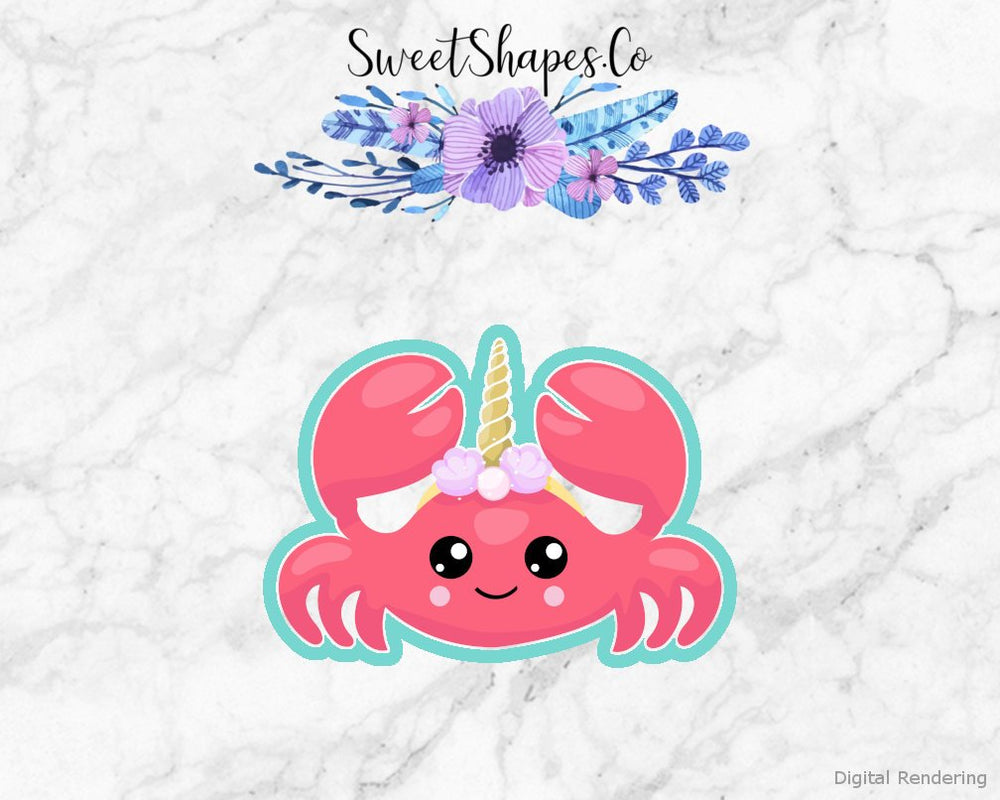 Unicorn Crab Cookie Cutter