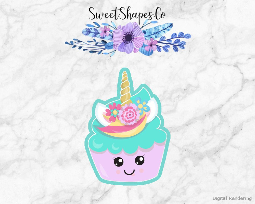 Unicorn Cupcake Cookie Cutter