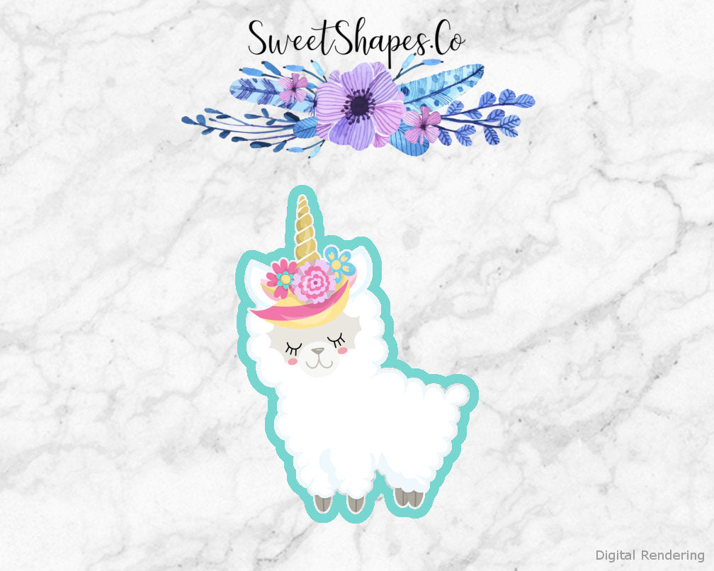 Unicorn Llama Cookie Cutter