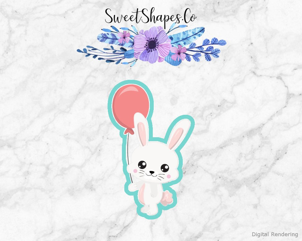 Bunny with Balloon Cookie Cutter