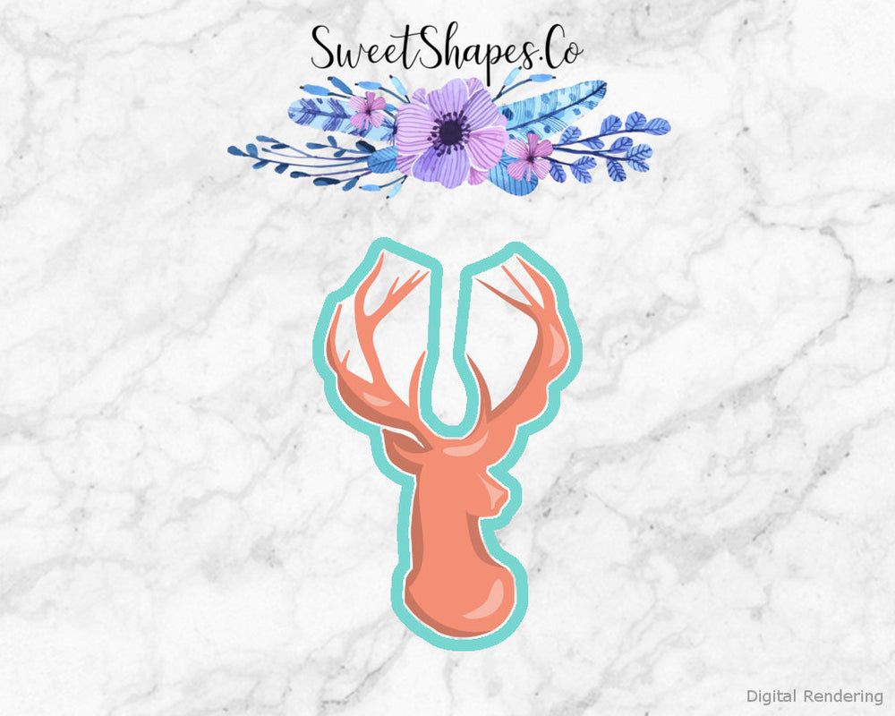 Deer Bust Cookie Cutter