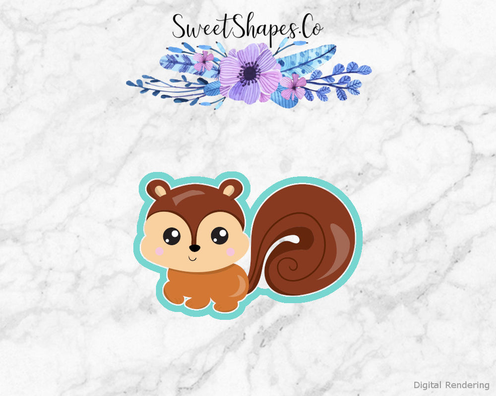 Sitting Squirrel Cookie Cutter