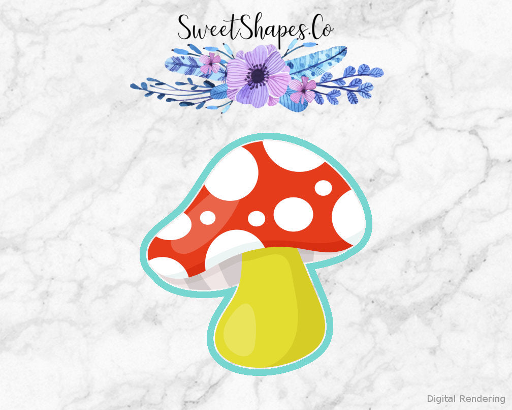 Toadstool 1 Cookie Cutter