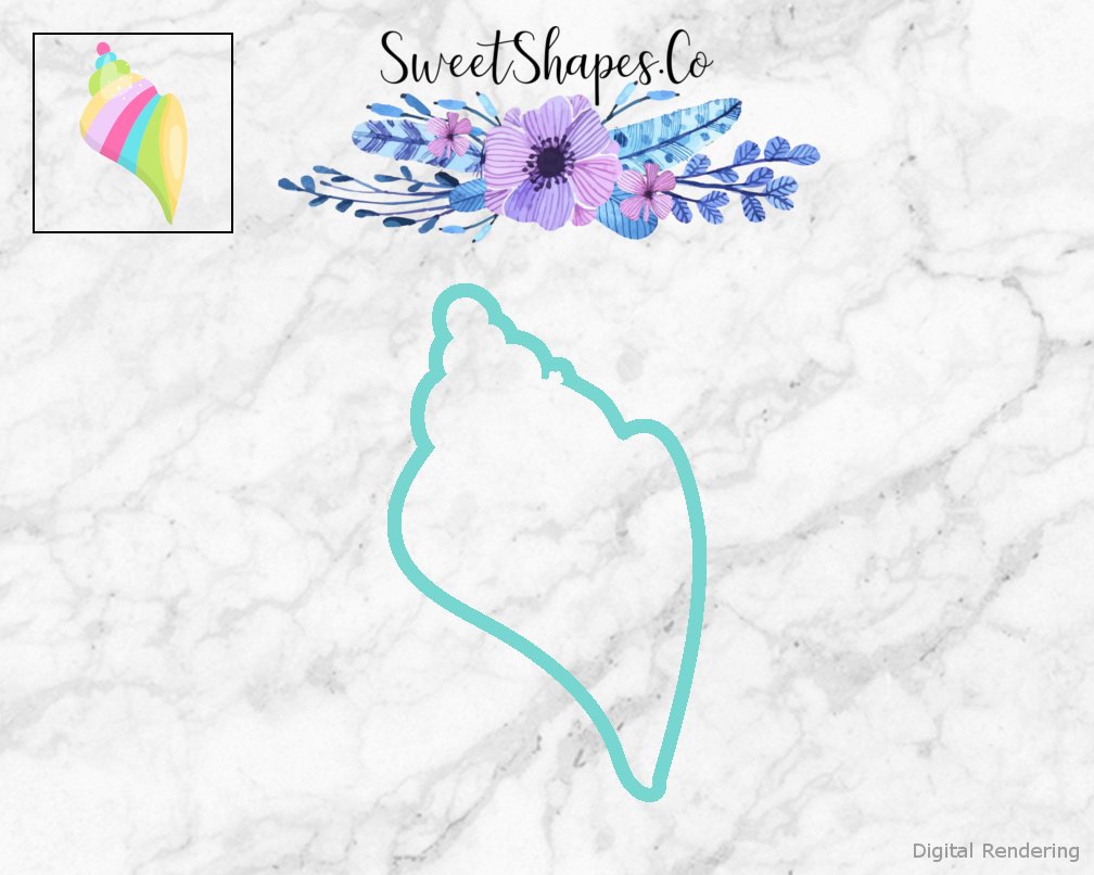 Conch Shell Cookie Cutter