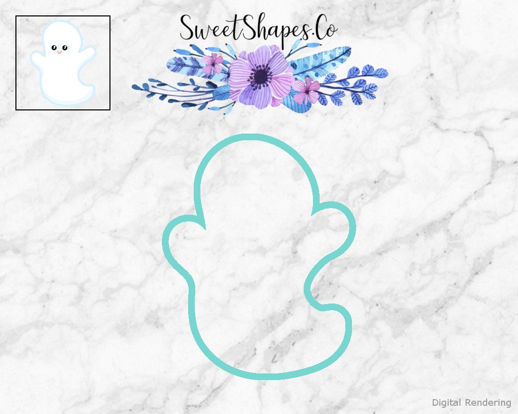 Ghost 1 Cookie Cutter