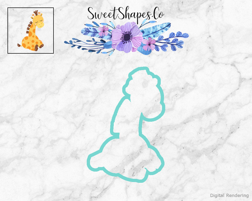Sitting Giraffe Cookie Cutter