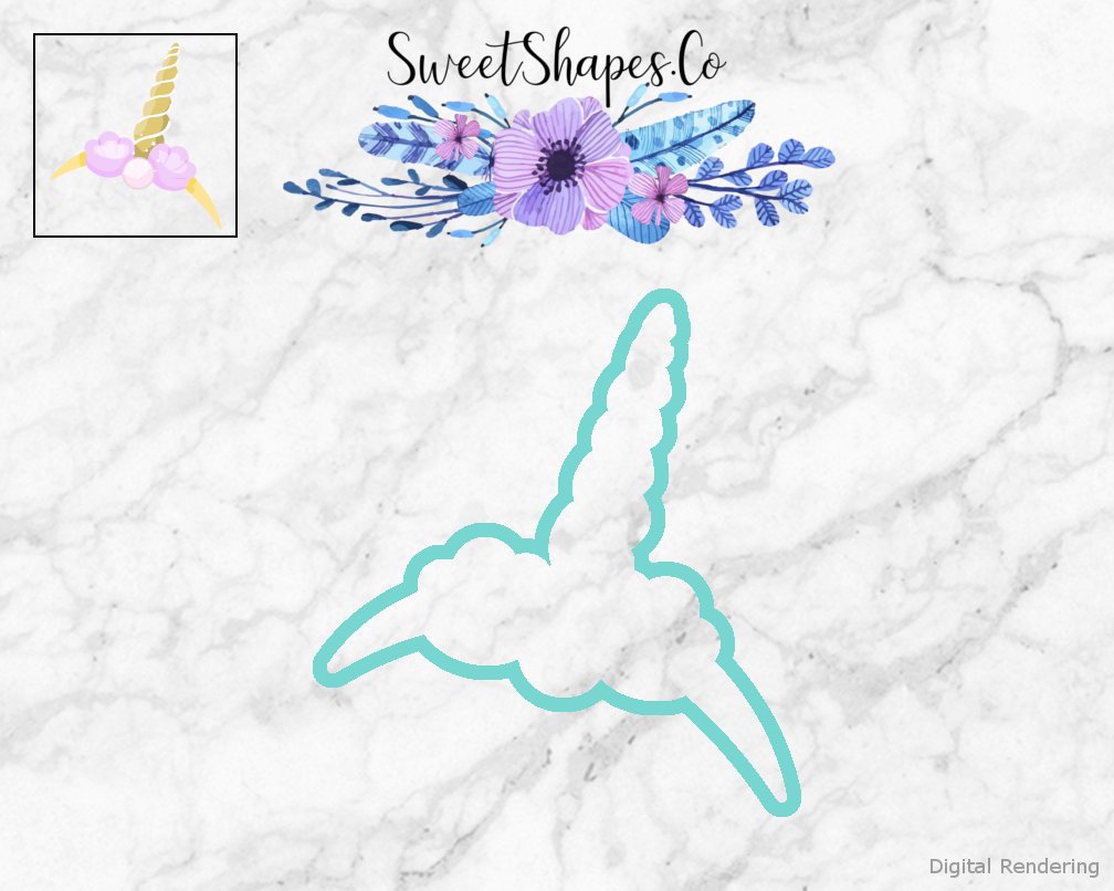Unicorn Headband Cookie Cutter