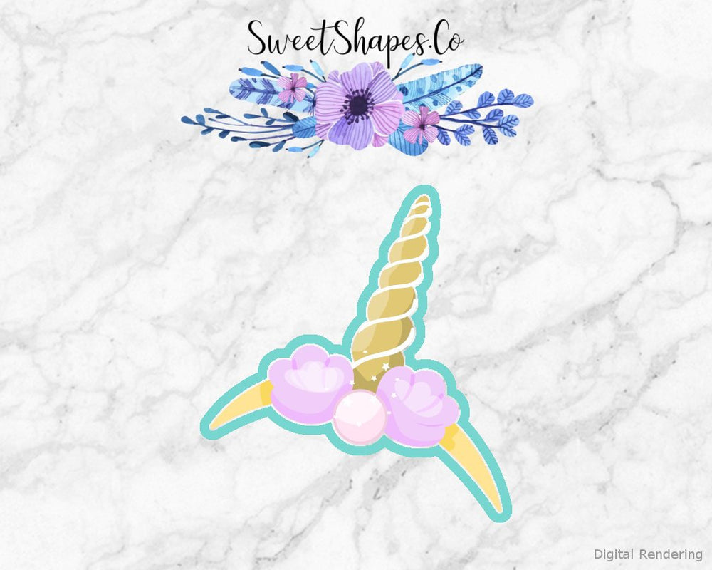Unicorn Headband Cookie Cutter