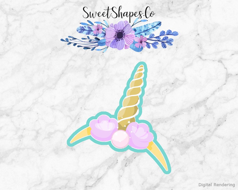 Unicorn Headband Cookie Cutter