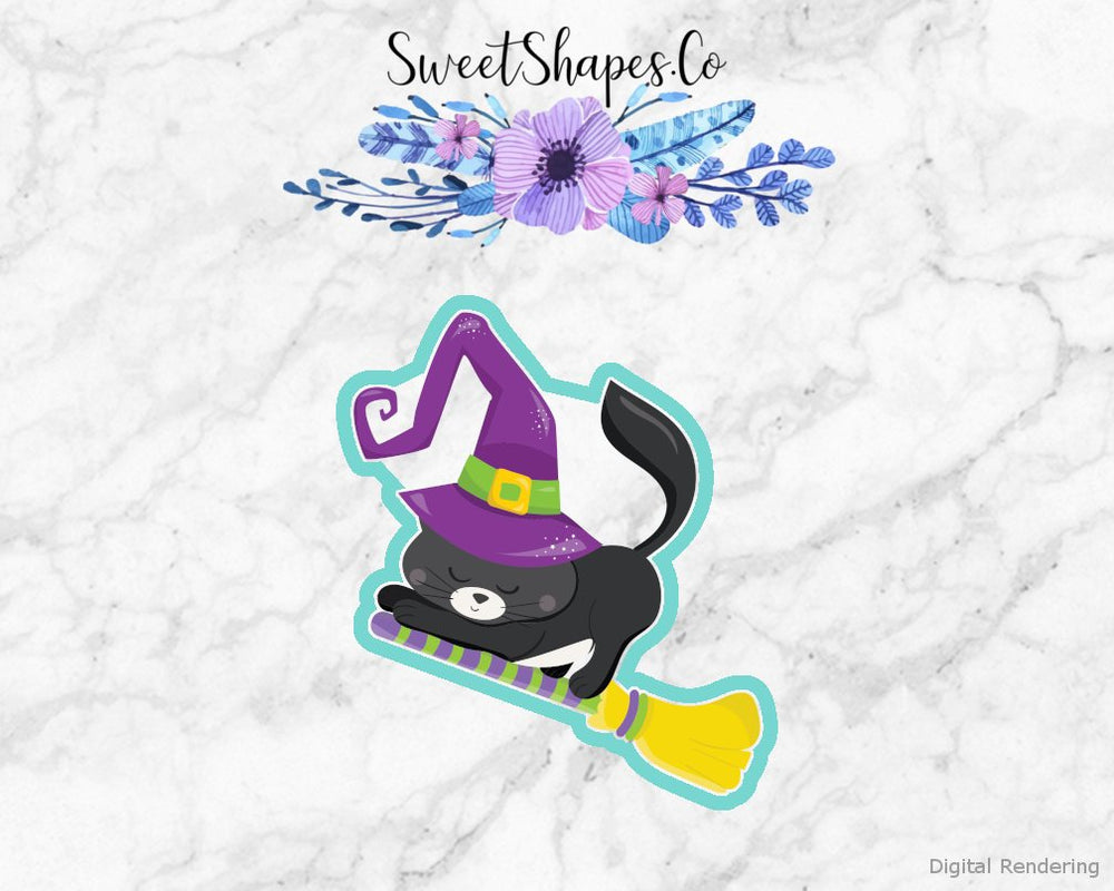 Witch Cat Cookie Cutter