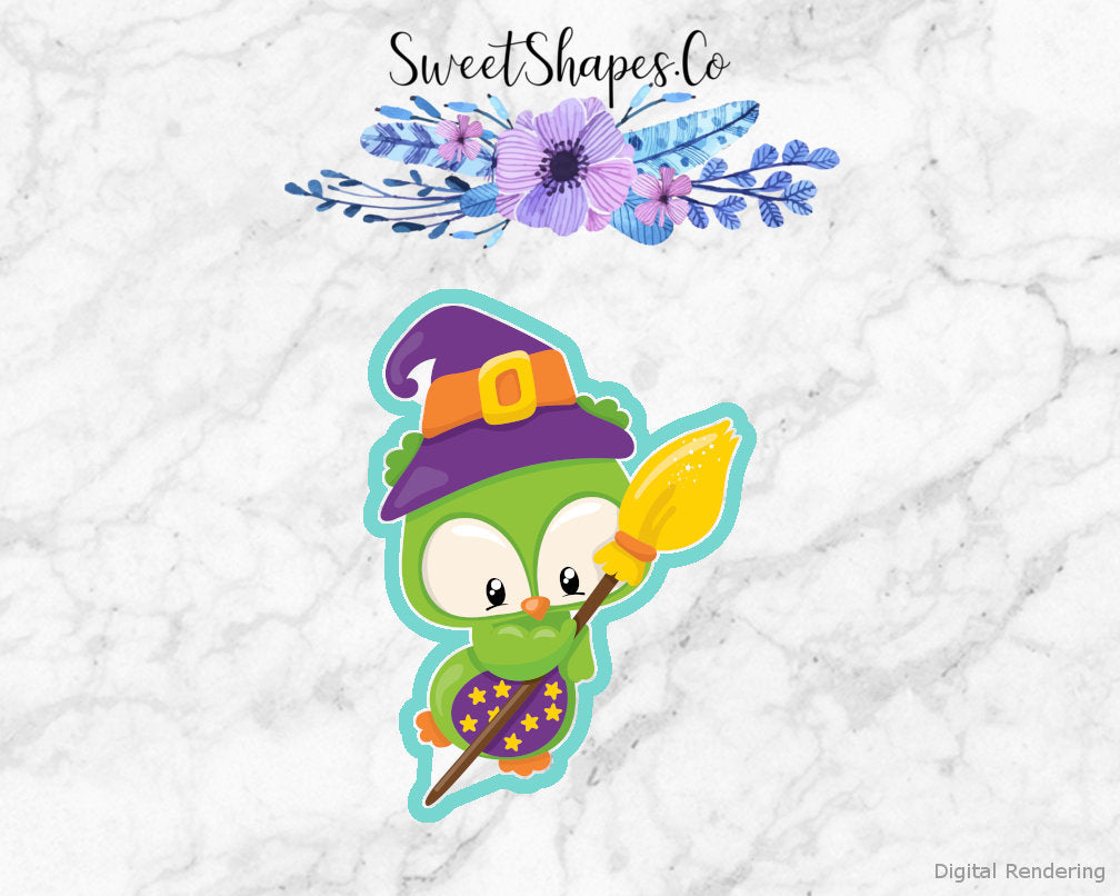 Witch Owl 3 Cookie Cutter