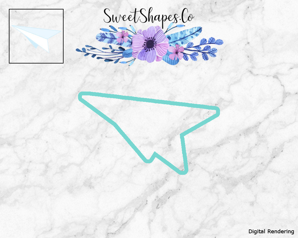 Paper Airplane Cookie Cutter