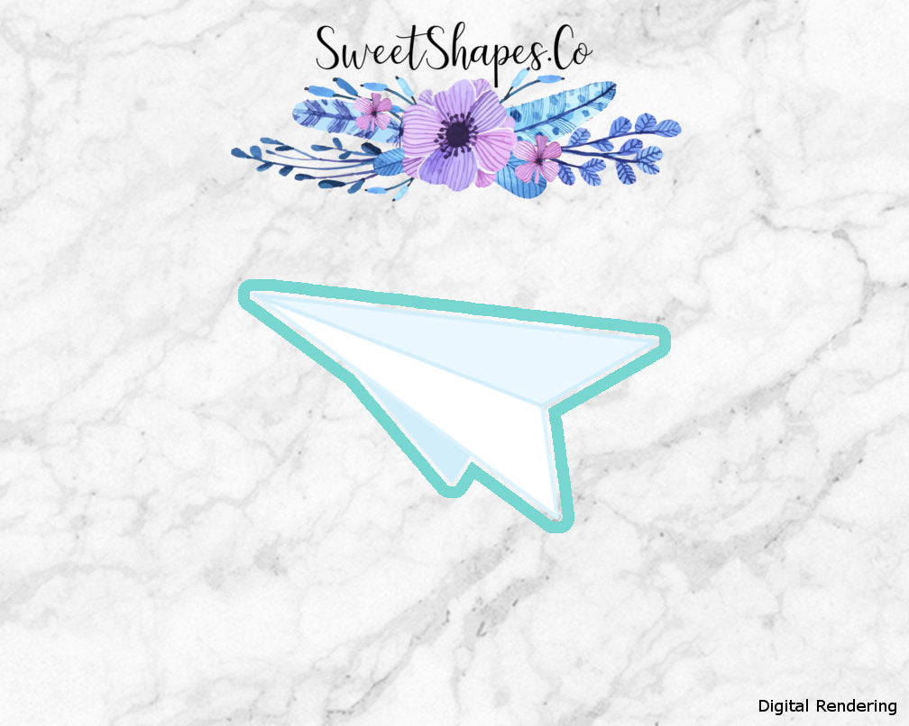 Paper Airplane Cookie Cutter