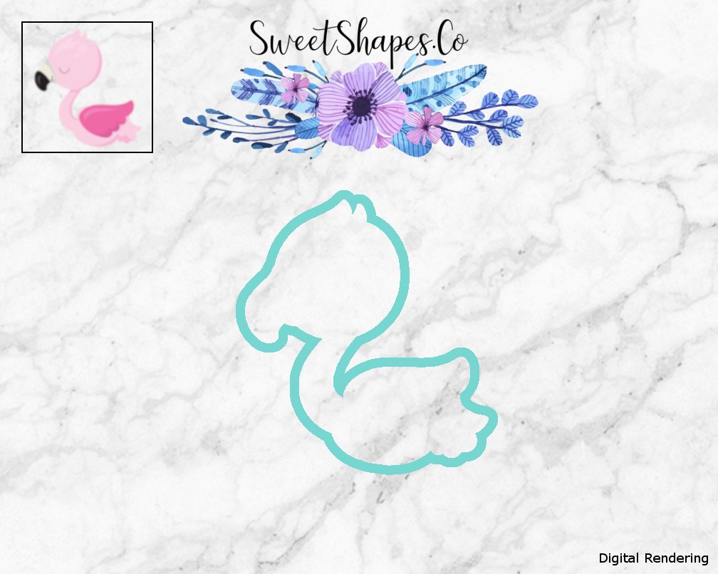 Flamingo Body Cookie Cutter