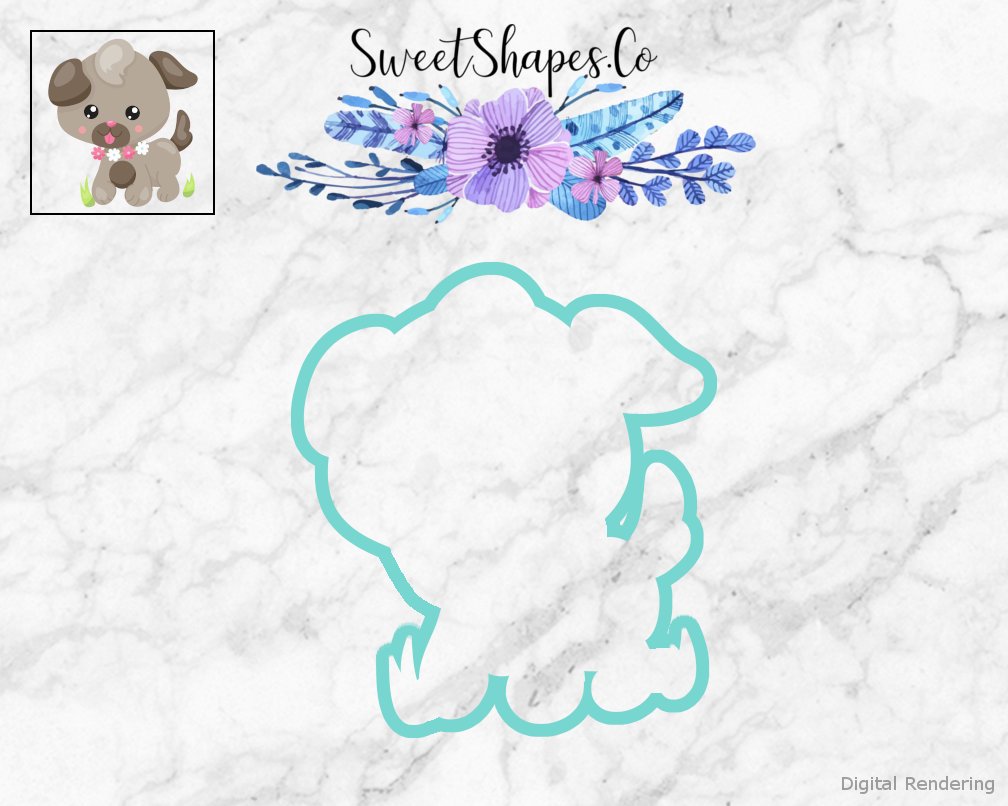 Cute Dog 1 Cookie Cutter