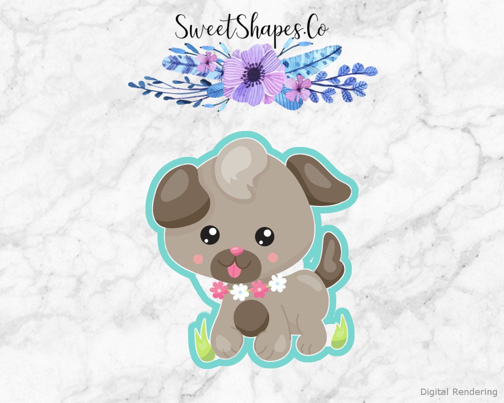 Cute Dog 1 Cookie Cutter