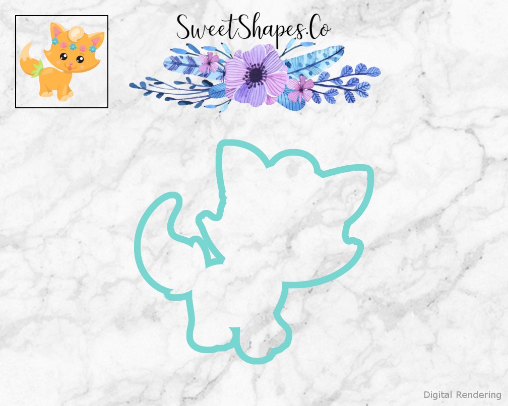 Cute Kitty 1 Cookie Cutter
