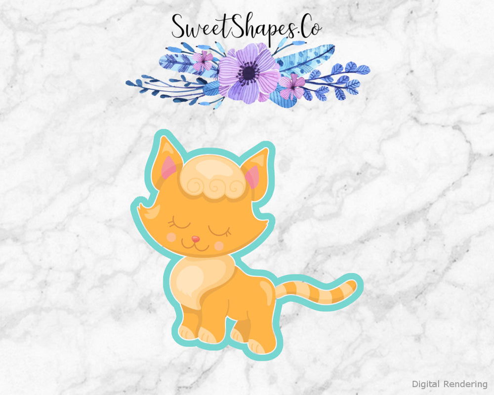 Cute Kitty 2 Cookie Cutter