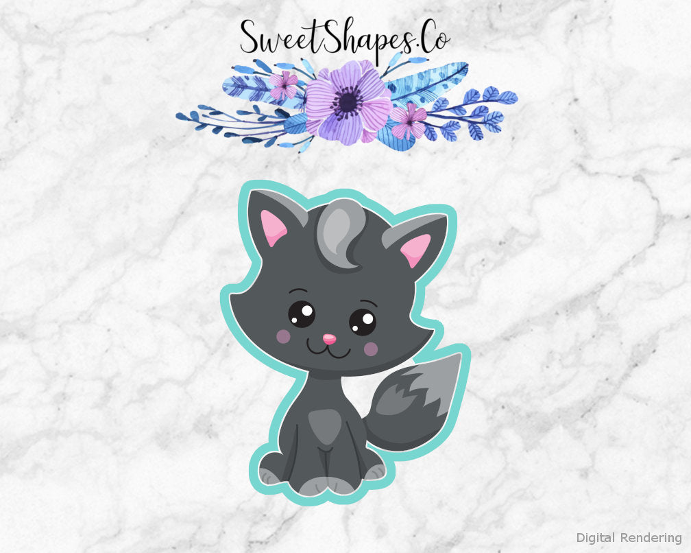 Cute Kitty 3 Cookie Cutter