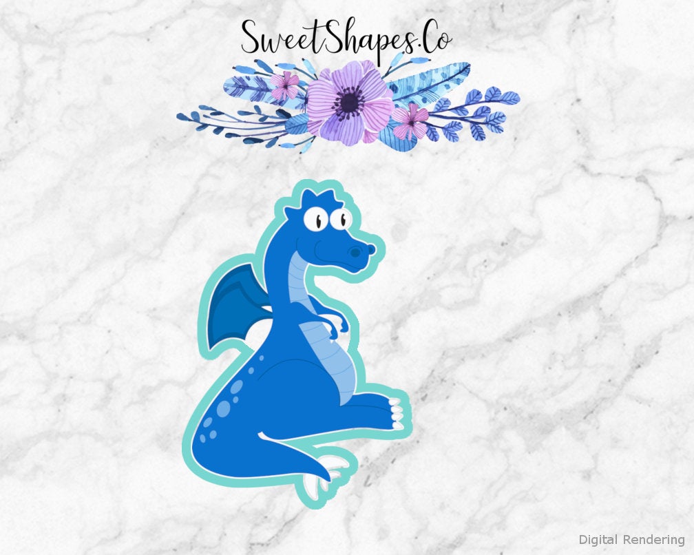 Dragon 4 Cookie Cutter