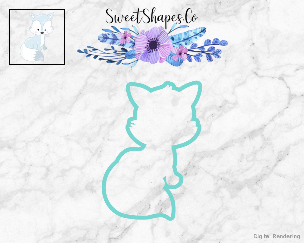 Arctic Fox Cookie Cutter