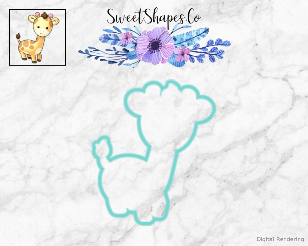 Baby Giraffe Cookie Cutter