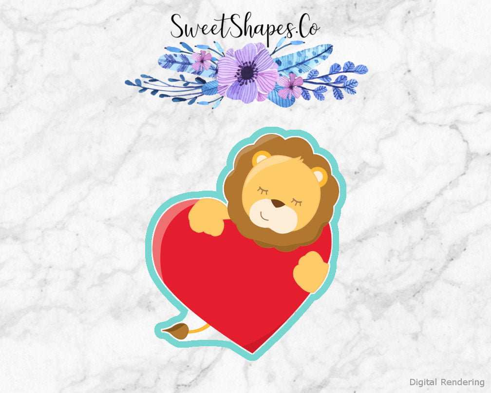 Valentines Animals Cookie Cutters - Set of 3