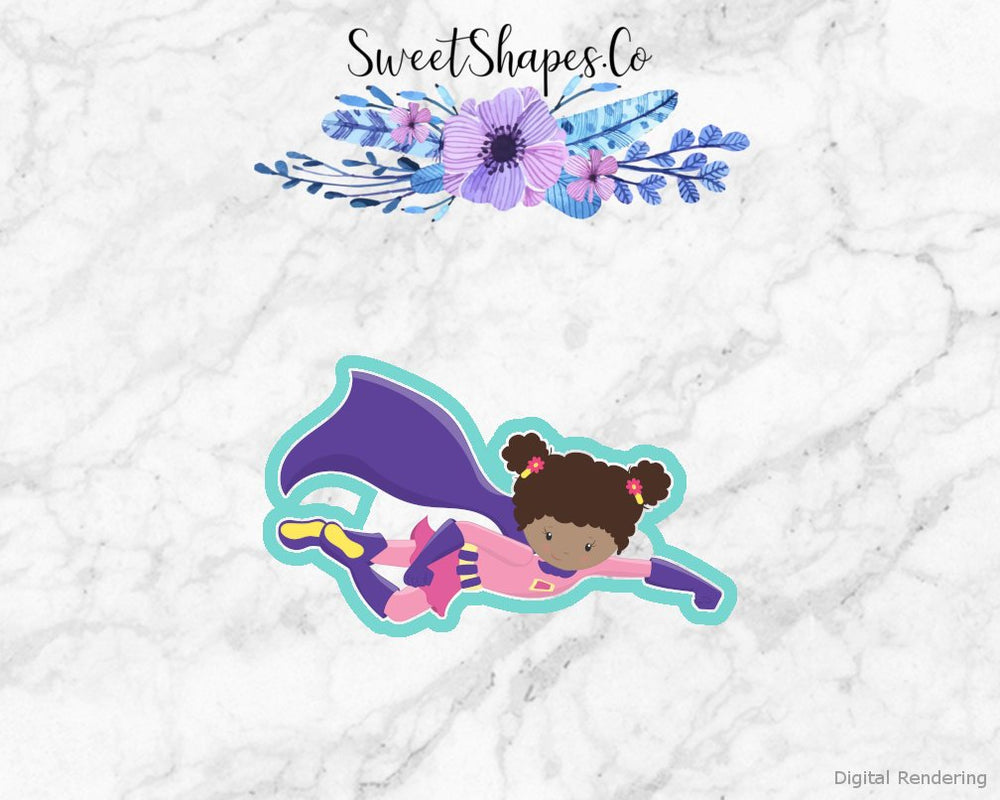 Superhero Girl 2 Cookie Cutter