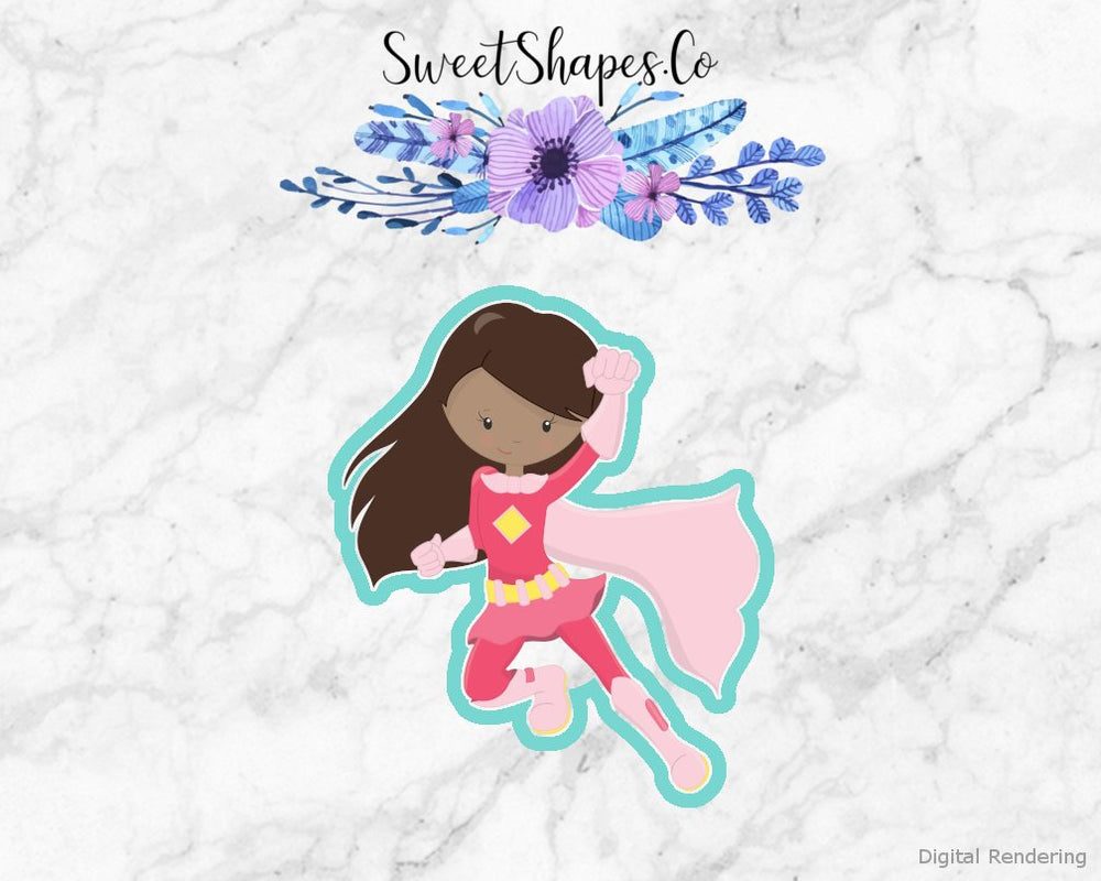 Superhero Girl 3 Cookie Cutter
