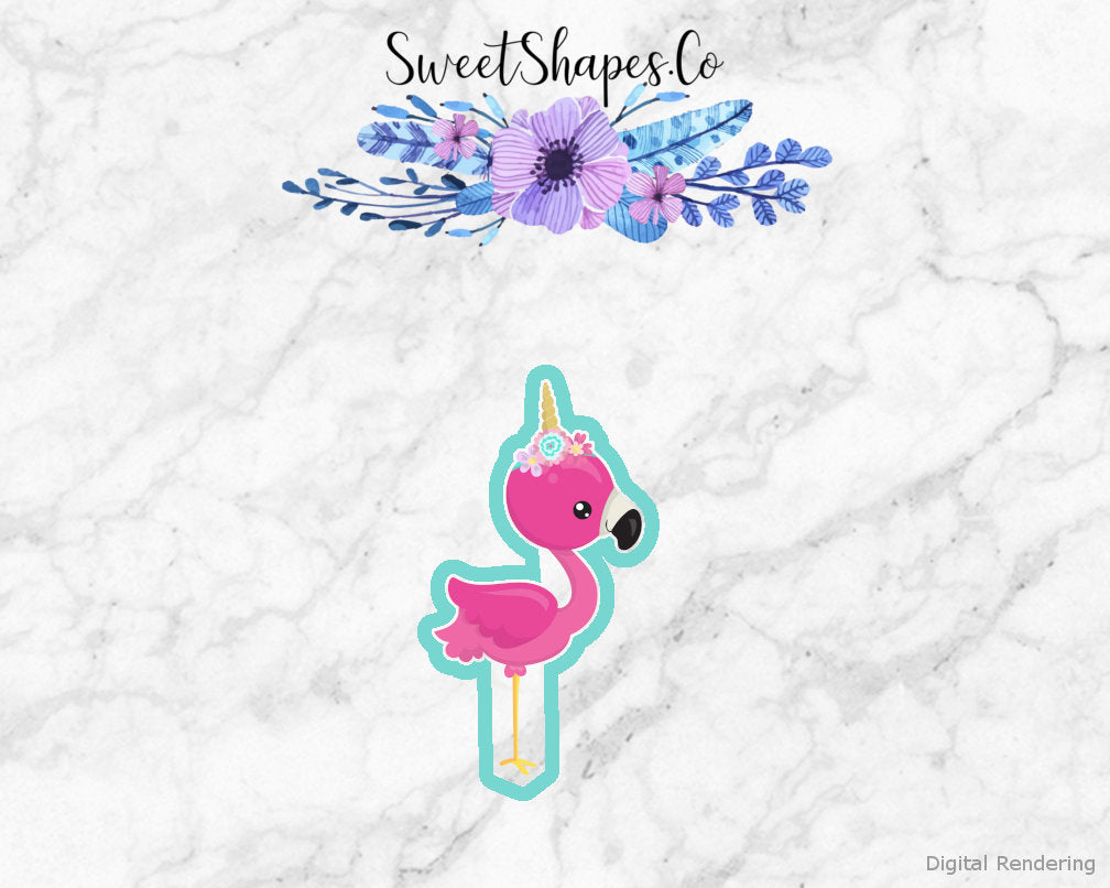 Unicorn Flamingo Cookie Cutter