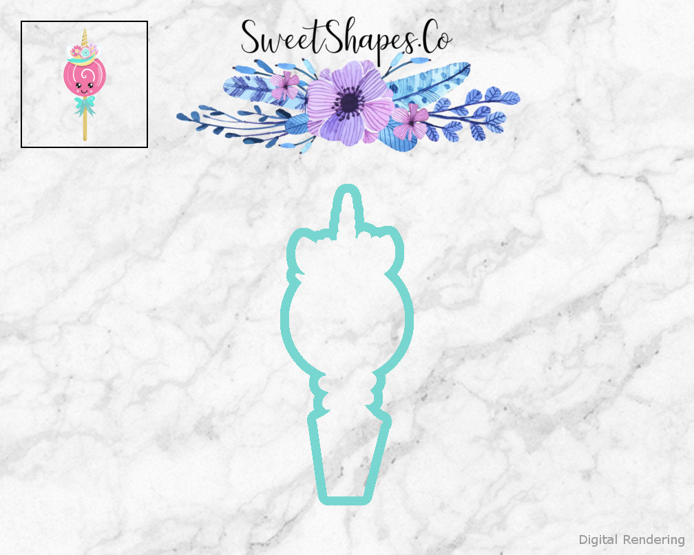 Unicorn Lollipop Cookie Cutter
