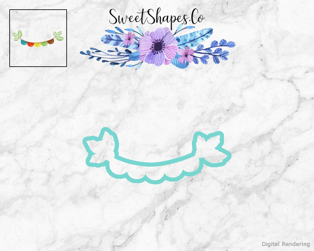 Fall Banner Cookie Cutter