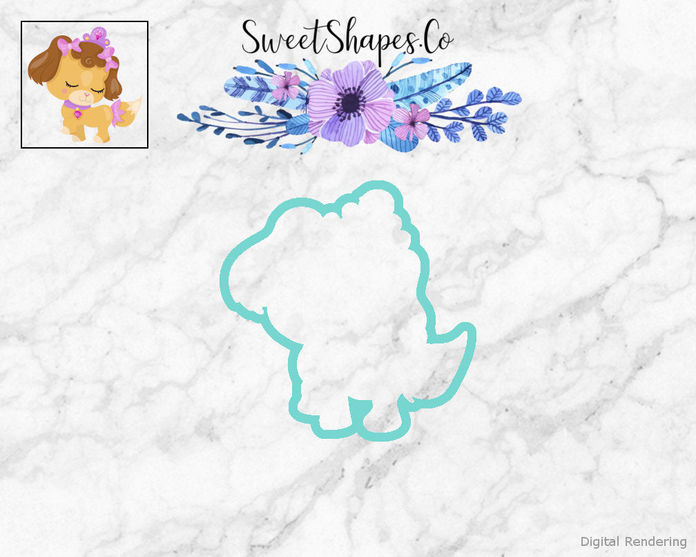 Princess Puppy Cookie Cutter