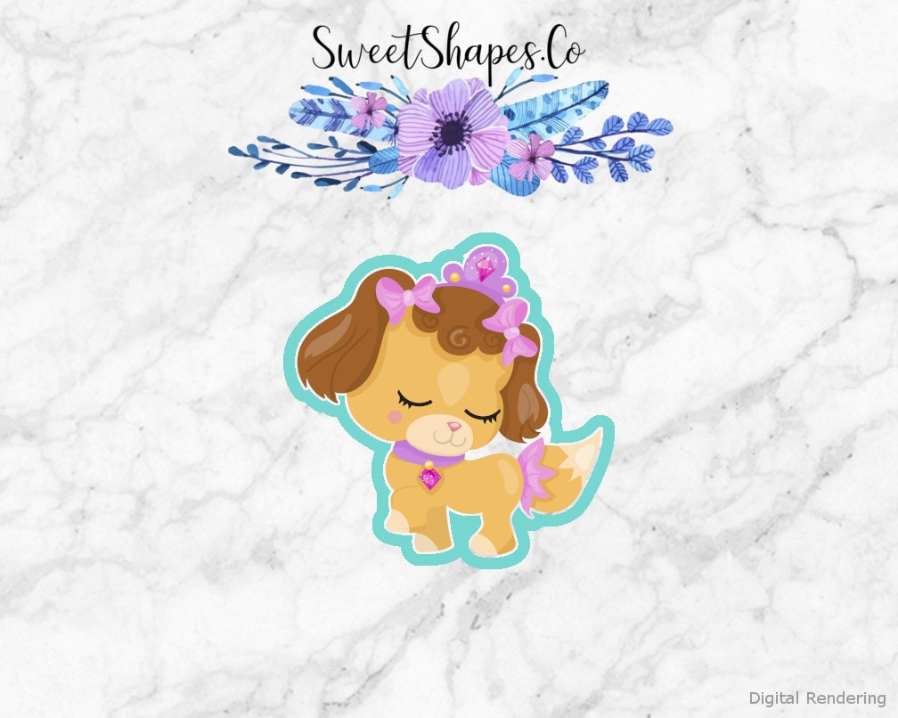 Princess Puppy Cookie Cutter