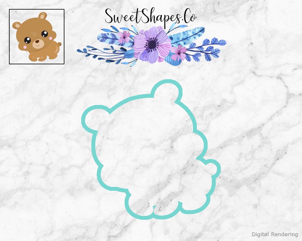 Sleeping Bear Cookie Cutter