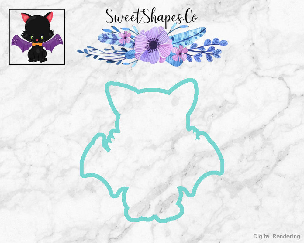 Bat Kitten Cookie Cutter