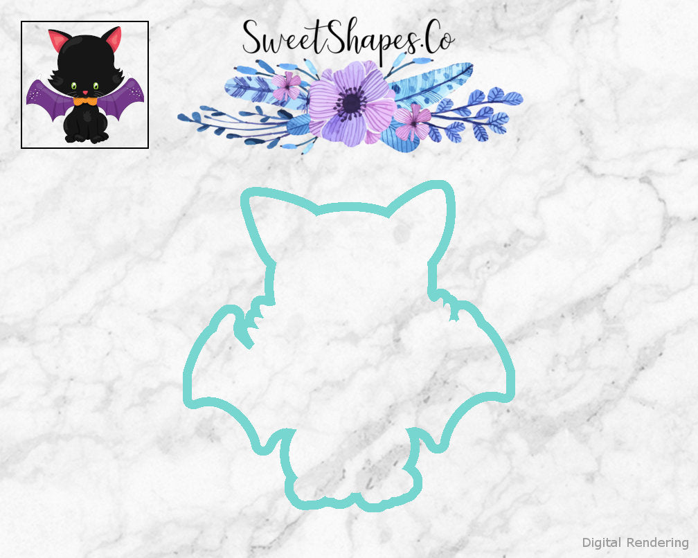 Bat Kitten Cookie Cutter