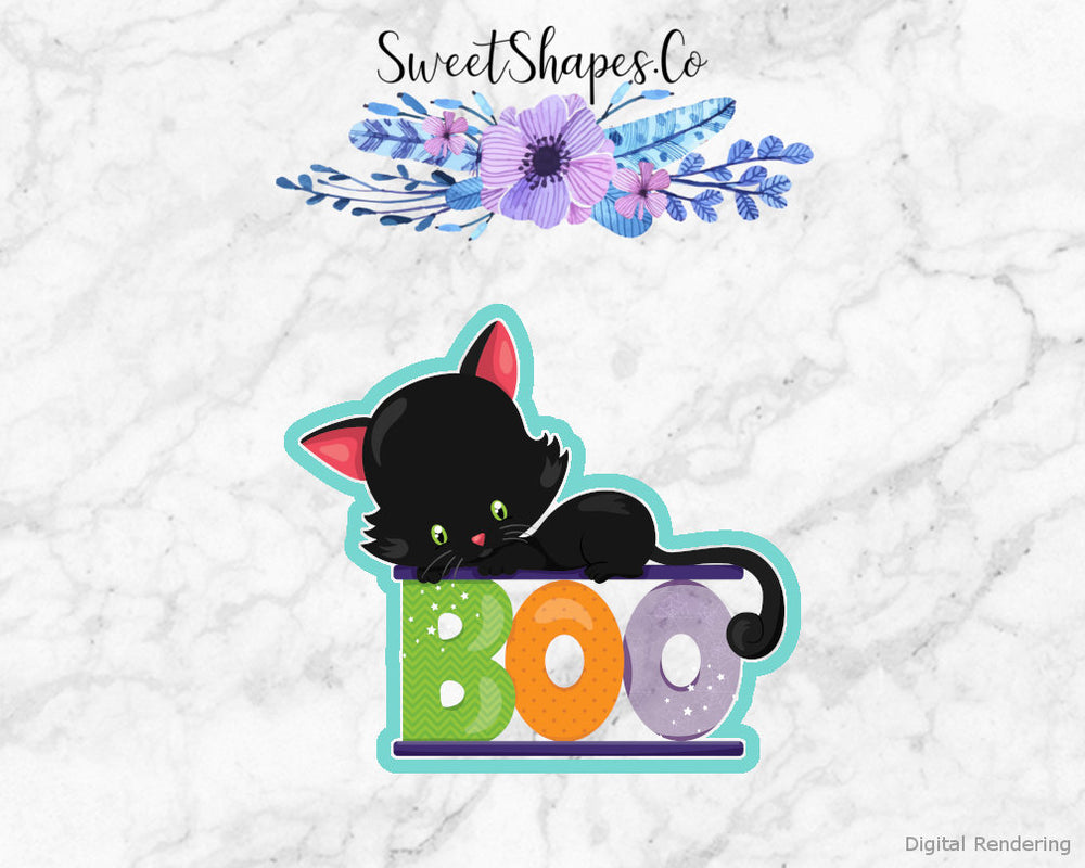 Boo Kitten Cookie Cutter