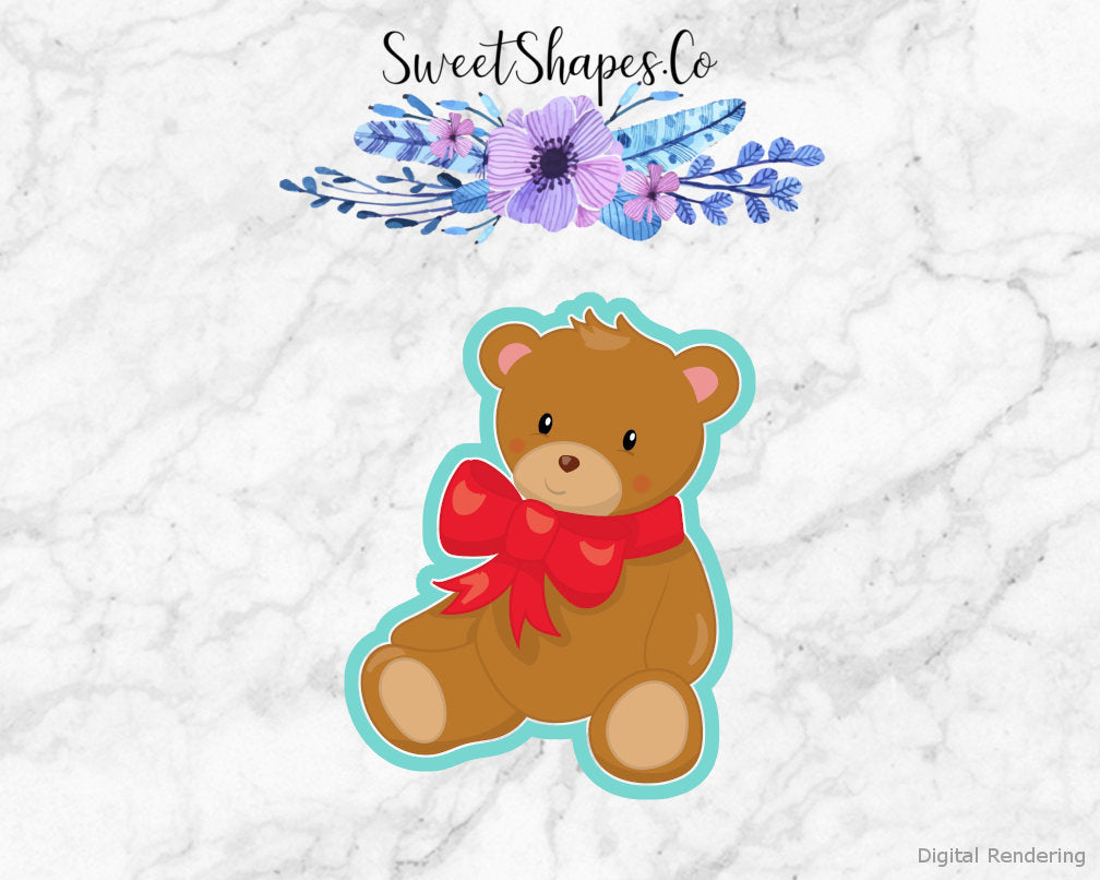 Christmas Bear Cookie Cutter