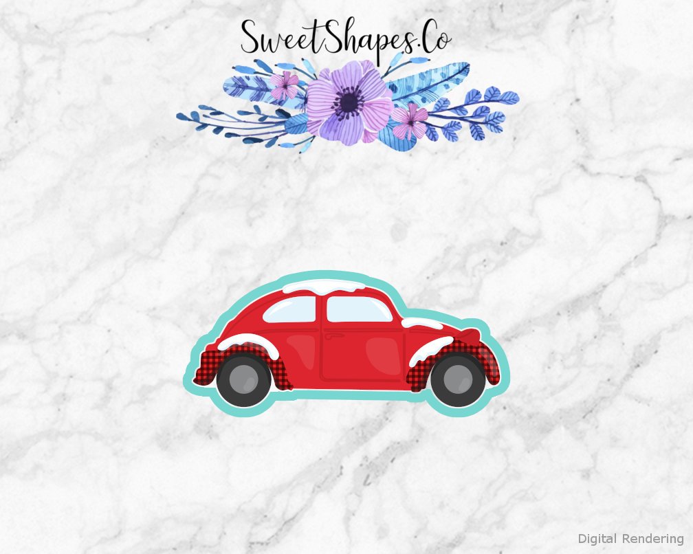 Christmas Car 2 Cookie Cutter